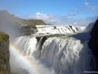 迫力満点のグトルフォスの滝