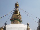 スワヤンブナート寺院のストゥーパ