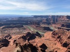 コロラド川の峡谷を一望できるデッドホースポイント
