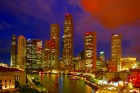 大都会シンガポールの高層ビル群