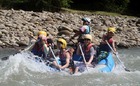 ラフティングの醍醐味は味わえます♪