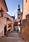 ルネサンス様式の建築が残されているチェコの小さな街