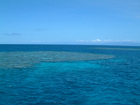 ポートダグラスから世界遺産 GBRの真っ青な海