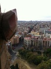 サグラダファミリアの上空より眺めるバルセロナの絶景。