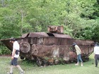 パラオに残る第二次世界大戦で使われた戦車