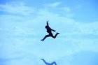 ウユニ塩湖でのジャンプ写真は一生の思い出。