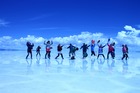雨期のウユニ塩湖といえば、「天空の鏡張り」！