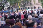 フェリアではアルゼンチンの伝統ダンスがステージで行われます。