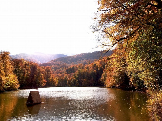 季節により異なる景観が楽しめるパルツ湖