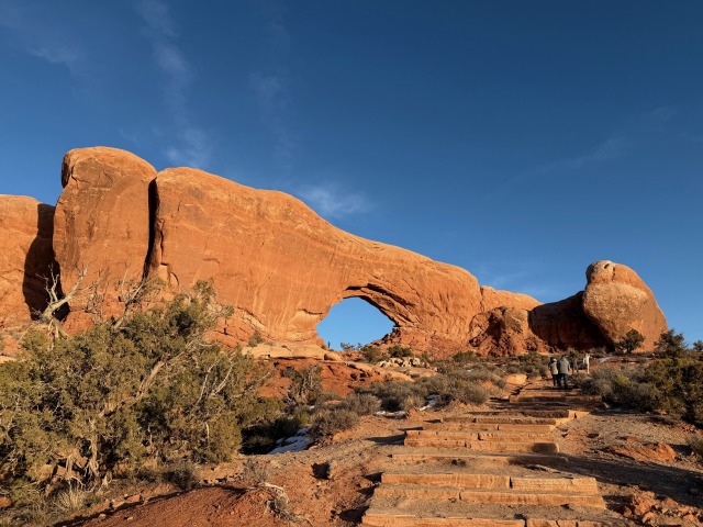 アーチーズ国立公園のノースウインドウ
