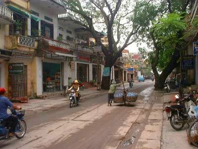 バッチャン村の通り