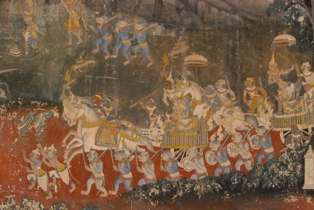 シルバー・パゴダ内の壁画