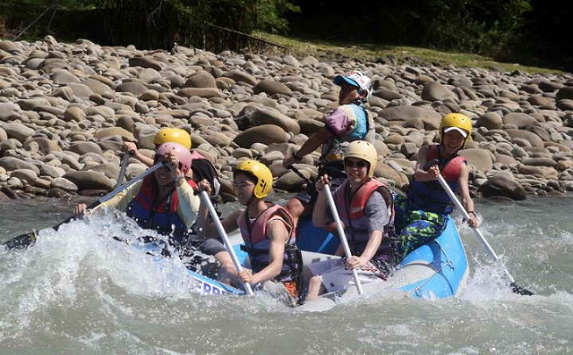 ラフティングの醍醐味は味わえます♪
