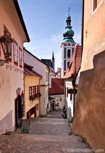 ルネサンス様式の建築が残されているチェコの小さな街