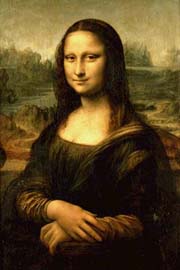 レオナルド・ダ・ヴィンチが描いた「モナ・リザ」