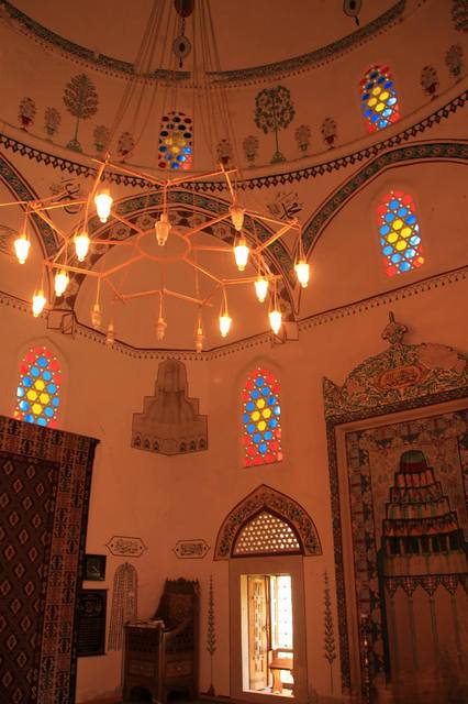 可愛らしいモスクの内部