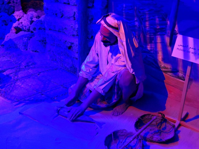 大変興味深い、昔のアラブの生活を再現した展示