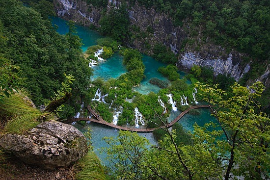 世界遺産に登録されたプリトヴィツェ湖群国立公園