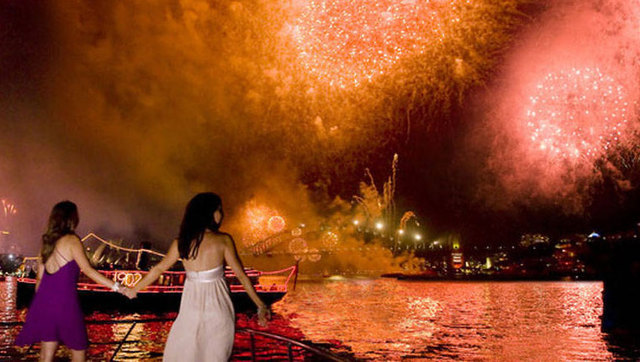 シドニー2000号から見るシドニーの花火は特別