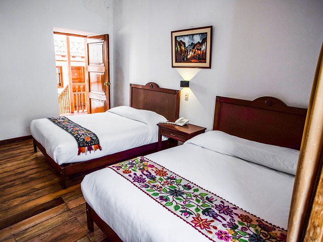 ツインルームの様子