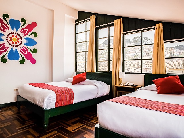 ツインルームの様子