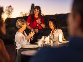 星空の下で楽しむBBQとエアーズロック【英語・日本語ガイド / BBQディナー / 星空観測】