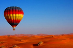 ドバイ・熱気球ツアー!! ドバイの絶景を空から見る 【期間限定9月～5月】