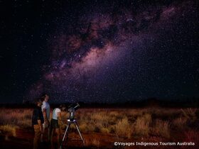 【お申込みのパッケージ1日目に含まれる観光ツアー】ウルル星空見学（英語）
