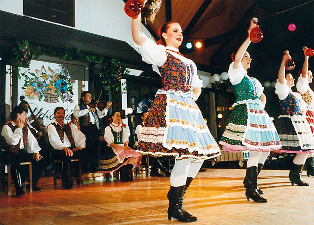 タリフに掲載なしフォークロア･イブニングツアー ハンガリーの民族舞踊と3コースディナー＆ブダペストの夜景